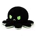 TeeTurtle - The Original Reversible Octopus Plushie - Glow in the Dark - Cute Sensory Fidget Stuffed Animals That Show Your Mood