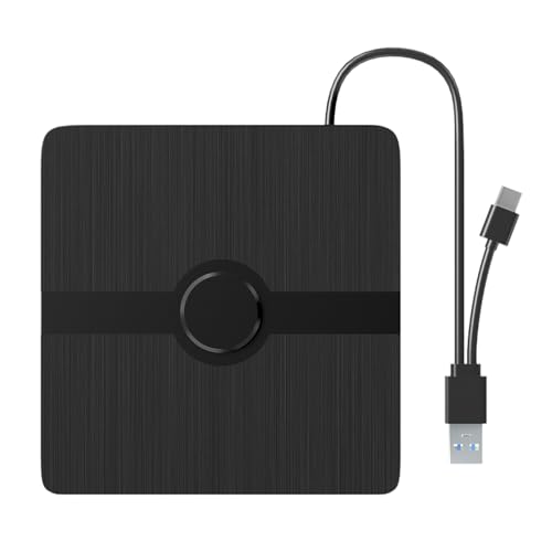 jiingekk USB3.0 Portable DVDs Writer Drives External Optical Disk For Laptop Fast Speed Data Transfer For Desktop Laptop