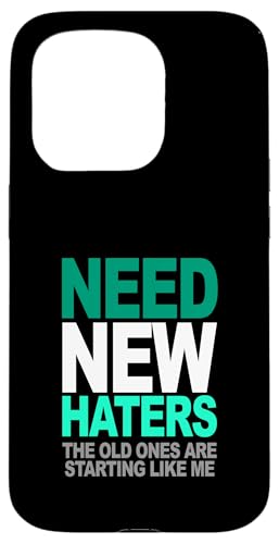 Light Teal Aqua New Haters Needed Teal Aqua�O���t�B�b�N �X�}�z�P�[�X iPhone 15 Pro �p