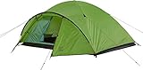 Grand Canyon Topeka 4 - großezügiges 4 Personen Zelt, Kuppelzelt, Igluzelt für Trekking, Camping, Outdoor, Festival, mit Vorbau für extra Stauraum, olive/schwarz, 602009