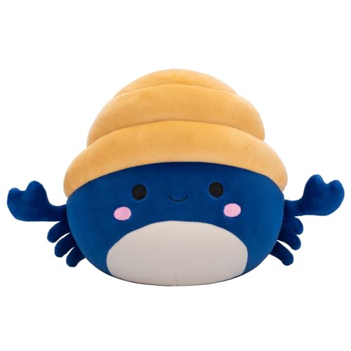 Squishmallows Original 7.5 Inch - Lenore the Navy and Tan Hermit Crab