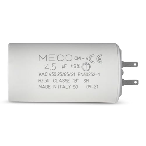 Condensatore 4.5 µF Tapparella speciale con alette piccole 2,8 mm - GARANZIA 1 anno