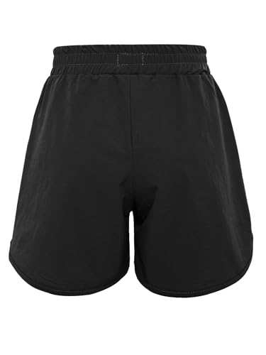 Girls Quickdrying Sports Shorts Dance Shorts Solid Color Workout Running Yoga with Pockets4