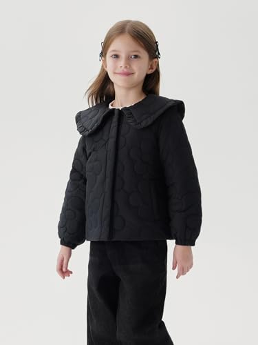 marc & janie Toddler Girl Peter Pan Collar Lightweight Quilted Puffer Jacket 2411984
