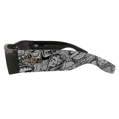 Locs Sunglasses Hardcore Black 0103 (Black/Graffiti)4