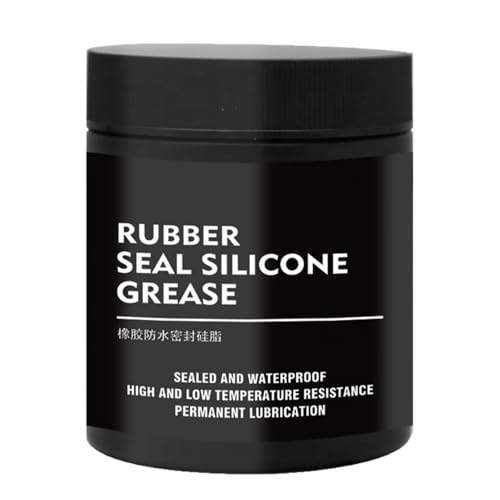 Grasa de silicona para juntas de goma - Lubricante de silicona para juntas tóricas - Lubricante multifunción para mantenimiento del automóvil