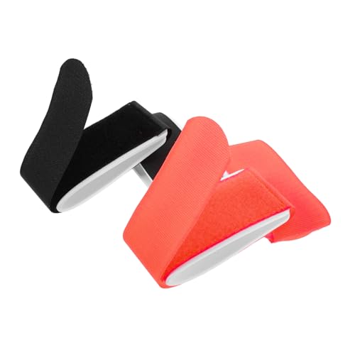Sosoport 4 Piezas Correas De Snowboard Correa De Sujeción De Esquí Protección Correas De Esquí De Fondo Equipo Parte Accesorios Cinta De Sujeción De Esquí Lazos De Esquí Nieve Cierre Nylon