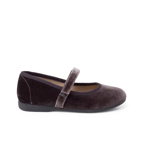 Velvet Mary Janes Girls Hook-and-Loop Strap