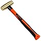 WEDO Fäustel mit Glasfaserstil,Messing Vorschlaghämmer,Messinghaupt 1-1/2 Pfund,Länge 340mm,Abbruchhammer,Stemmhammer Einsatz bei Präzisionsabbrucharbeiten,korrosionsbeständig,DIN Norm