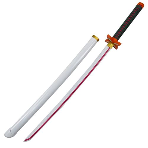 YFFY鬼滅の刃 日輪刀 コスプレ ロロノア・ゾロ 日本刀 模造刀 武士 道具 小物 装備品 コスプレコスプレ用 道具、コミックイベントコスチューム 舞台用 クリスマス ハロウィン (D)