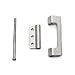 Foldable Thick Hinge 304 Stainless Steel Industrial Heavy Machinery Equipment 1Pcs