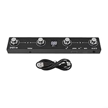 rechargeable for midi footswitch controller: portable for midi pedal with 4 buttons, compatible with for m-vave chocolate plus and supports usb connectivity for seamless control; functions as convenient page turners during performance, offering effic...