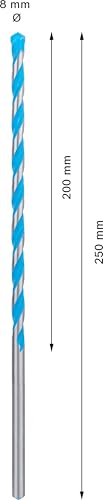 Bosch Accessories 1x Expert CYL-9 MultiConstruction Bohrer (für Beton, Ø 8,00x250 mm, Zubehör Schlagbohrmaschine) – Ansicht 3