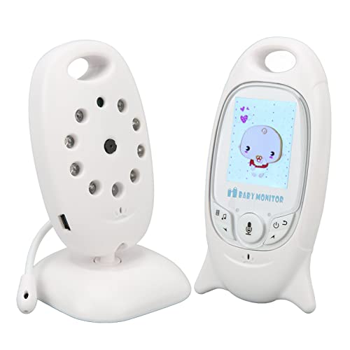 Pwshymi Monitor de bebê, babá de ninar WiFi monitor de bebê de segurança 100 a 240 V, visão noturna,