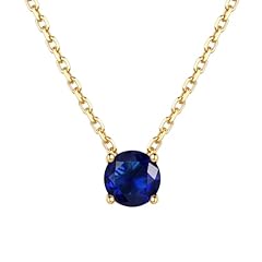 Blue Sapphire-14K Gold