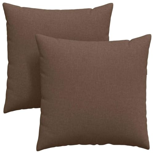 Coussin de canapé marron lavable 80x80 pour simplifier l'entretien - 3