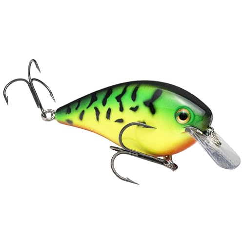 Strike King Square Bill Crankbait (Fire Tiger, 2.5-Ounce)