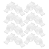 HAMPPLIES Clip para Cabezal de Bomba Dispensadora de Aceite Limpiador, Cierre Hermético a Prueba de Fugas, Material PP Resistente, 30 Unidades para Botellas Cosméticas de 20 Dientes,