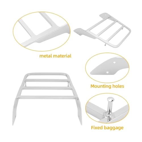 Support sacoche VT400 en acier chromé finition miroir premium - 5