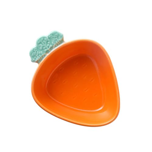 Callaron 4647G9S24V2LW10MF92B Carrot Shaped Salad Bowl Fruit Breakfast Food Serving Bowl Home Restaurant Tableware Cute Easter Carrot Bowl Snacks Candy Dessert Storage thumb #8