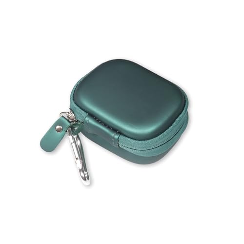 Image of Case for Lab Go Pop+, Go Air Pop, Air Tones+ / Tones, JBuds Mini True Wireless Earbuds, Compact Organizer for The Charger case and Charger Cord (Green)