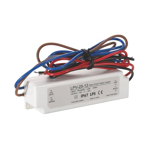 Alimentation à découpage LPV-20-24 contre les surchauffes des éclairages extérieurs 24V