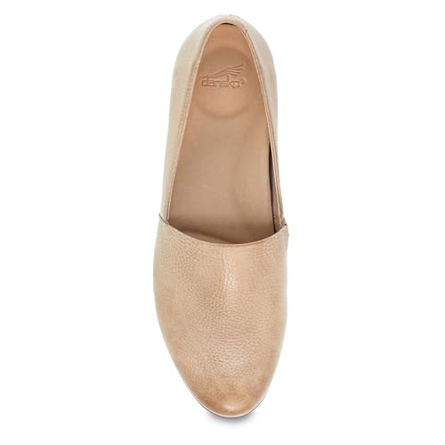 Image of Dansko Larisa Slip-On Flats for Women - Comfotable Flat Shoes with Arch Support - Versatile Casual to Dressy Footwear - Lightweight Rubber Outsole