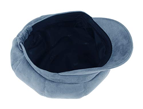 La Vogue Newsboy Cabbie Beret Cap For Women Beret Visor Bill Hat (Blue 1) #TOP6