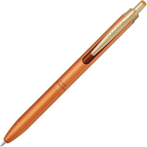 Bolígrafo Gel QULLITY Sarasa Grand 0.5mm Amarillo Camello con 10 Recargas miniatura 2