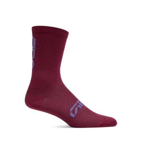 Giro Comp Racer High Rise Sock - Dark Maroon, Large