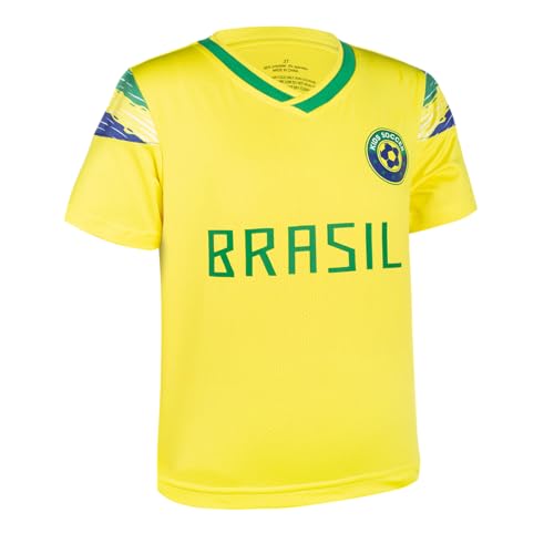Image of Cnins Kids Soccer Jersey Kit for Boys & Girls- Breathable & Quick-Dry - Youth Soccer Football Training Gifts (2T-14Y)