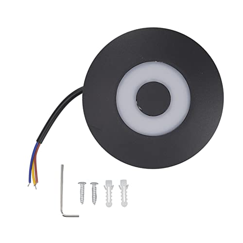 Aplique de pared LED redondo moderno de alta luminosidad con luz suave para interiores