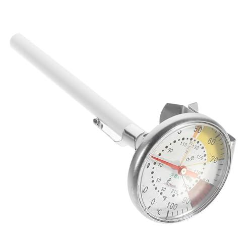 Cabilock Milk Thermometer Tool Instant Read Cappuccino Espresso Thermometer for Home Cafe Shop Bar Clip