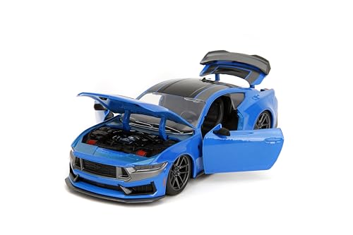 Jada Toys Bigtime Muscle 1:24 Ford Mustang Dark Horse Azul miniatura 4