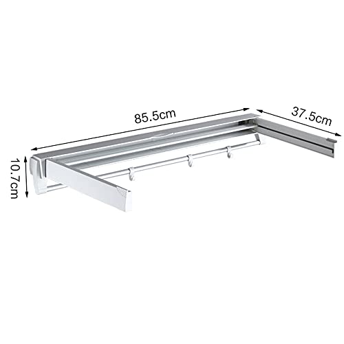 Corde à linge extensible alu pour étendoir à linge pliable extérieur - 2