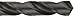 Chicago Latrobe 120 Series High-Speed Steel Long Length Drill Bit Set With Metal Case, Black Oxide Finish, 118 Degree Conventional Point, Inch, 29-piece, 1/16