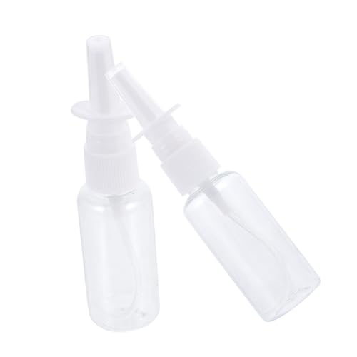 WRITWAA 2 Piezas Botella De Salina Primero Bebés Irrigador Infantil Botellas De Limpieza De La Cavidad Arandelas Nasales Transparent La Mascota