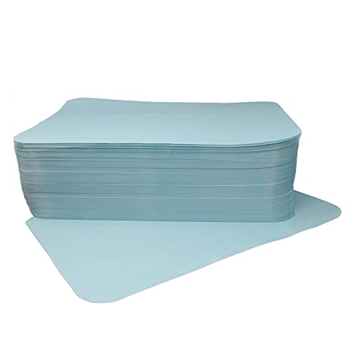 Dental Medical Tray Cover Liner 1000 Disposable Paper Sanitary Covers for Lining Surgery Trays Premium Blue Tray Sheet Liners for Covering Dental, Tattoo, Surgical and Beauty Trays [8.25"x12.25"] Blue -  Vakly, BL PTC1000