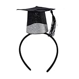 UncleS Reusable Opening Hair Accessories Cosplay Hair Pieces Detailed Doctoral Caps and Breathable Fabric Headband Headband for Ceremonies