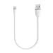 Satechi Flexible Micro USB to USB Cable - Compatible with Android, Windows, HTC, LG, Nexus and More (White, 10 Inches)