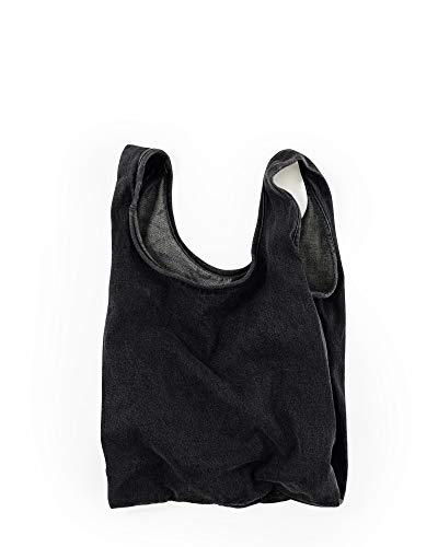 BAGGU Medium Reusable Shopping Bag, Eco-Friendly Foldable Grocery Tote or Lunch Bag, Washed