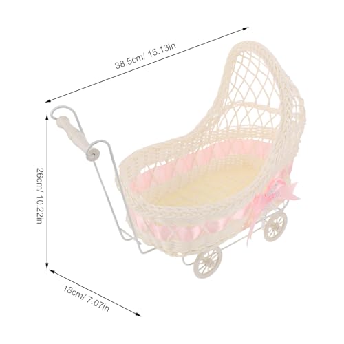 Centre de table baby shower : résolvez votre décoration avec ces paniers poussette - 2