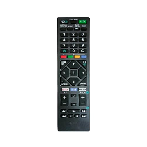 7SEVEN® Compatible with Sony Bravia TV Remote Control Suitable for Smart 4K LCD LED OLED UHD Android Television Universal Remote without Voice Command - Match Remotes Keys Exactly with Existing Remote