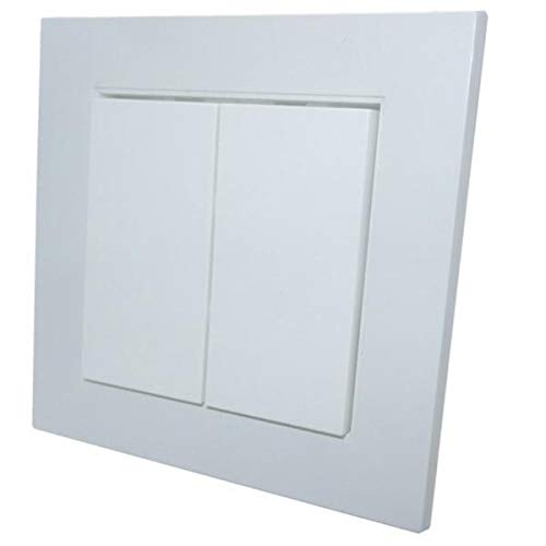 Preisvergleich Produktbild Z-Wave Rahmen+ Doppelwippe System 55