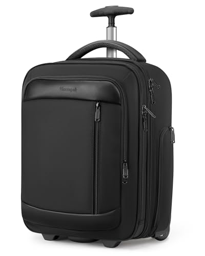 Vancropak 15.6" Wheelaboard Underseat Carry-On Luggage Black