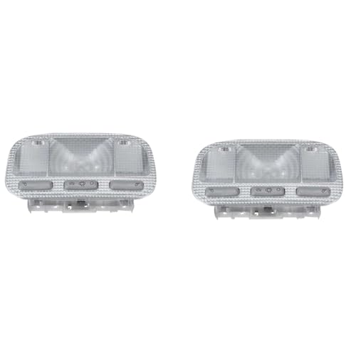 Eoslcusmvl 2X Luz de Lectura Trasera del Coche Luz de Techo LáMpara Interior 6362N2 para 408 3008 301 307 para C3-XR C5/
