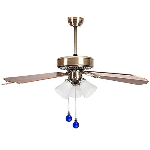 Image of Ceiling Fan Pull Chain, 2pcs Blue 30mm Diameter Crystal Ball Fan Pull Chain, 20 Inches Fan Pulls Set with Connector Ceiling Fan Pull Chain Ornaments Lighting Accessories