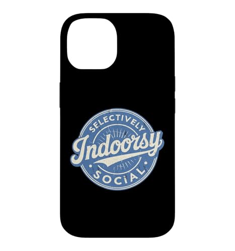 Indoorsy Selectively Social �r���e�[�W ���Љ�I �����I �X�}�z�P�[�X iPhone 14 �p