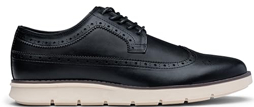 Jousen Men's Dress Shoes Casual Dress Shoes for Men Oxford Shoes (AMY9054 Black 09)