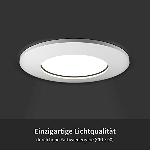 Scandinavian Home - Set di 6 faretti bianchi da